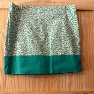 Stylish Green Patterned Skirt